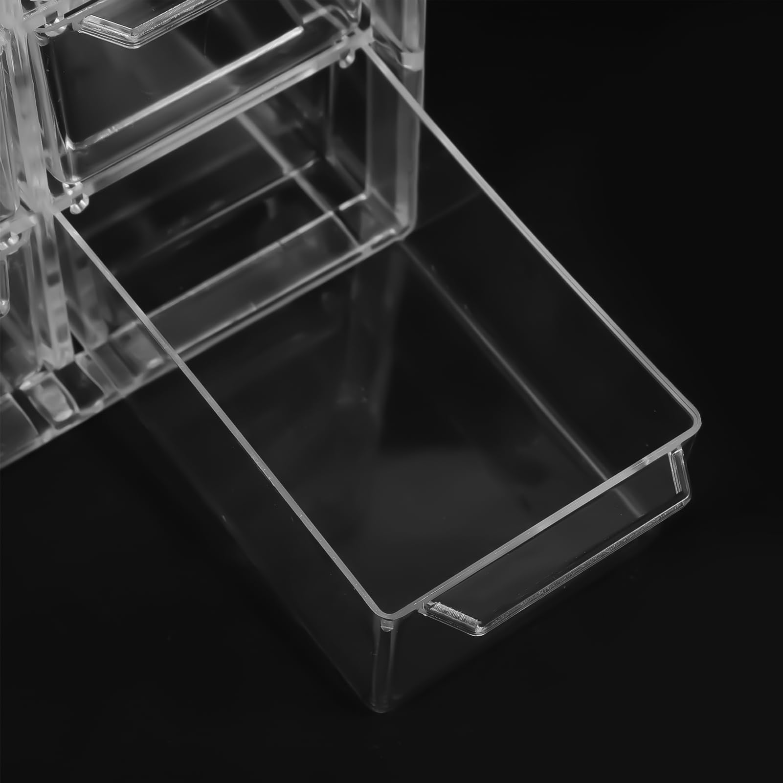 Healeved 4pezzi Organizer Per Lenti Contatto Trasparente Scatola Con Comparti Per Ottimizzare Lo Stoccaggio Design Compatto e Portatile Per Casa e Viaggi