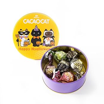 Amazon.co.jp: CACAOCAT缶 ミックス 5個入り Nyalloween : 食品