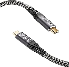 Sponsored You’re seeing this ad based on the product’s relevance to your search query.Learn more about this advertisement CAKOBLE USB C Cable to USB C 1 m, USB 3.2 Gen2 Type C Charging Cable, 20 Gbps Data Transfer, 100 W 20 V/5 A Fast Charging Cable, 4K @ 60Hz Video Transfer for Laptop, Mobile Phone USB-C Devices