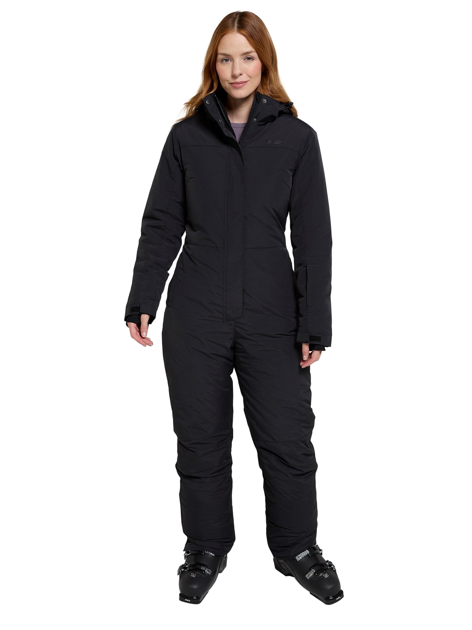 Mountain Warehouse Cloud Skianzug für Damen – Wasserdichter Schneeanzug Verstellbare Kapuze Sichere Taschen Schmeichelhafte Passform – Skifahren, Sport, Wandern, Outdoor