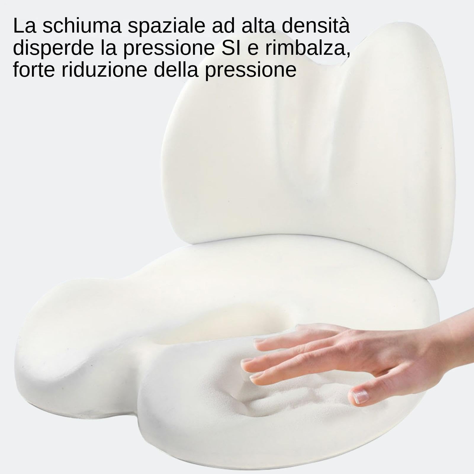 Almohada Soporte Lumbar Cojín Ergonómico Para Silla Y Coche Almohada Lumbar | Asiento Con Respaldo Dolor Coxis Ciática Para Hogar Conducir Asiento Coche Silla Ruedas