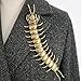 Centipede button cover, Retro Brass Active Centipede Button Clip-On for Suit Shirt & Collectible, Punk Alternative Fashion Animal Collar Clothing Brooch Accessory for Men & Women (2PCS)