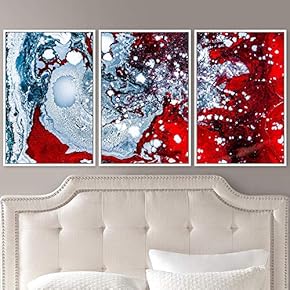 signwin 3 Piece Framed Canvas Wall Art 3D...