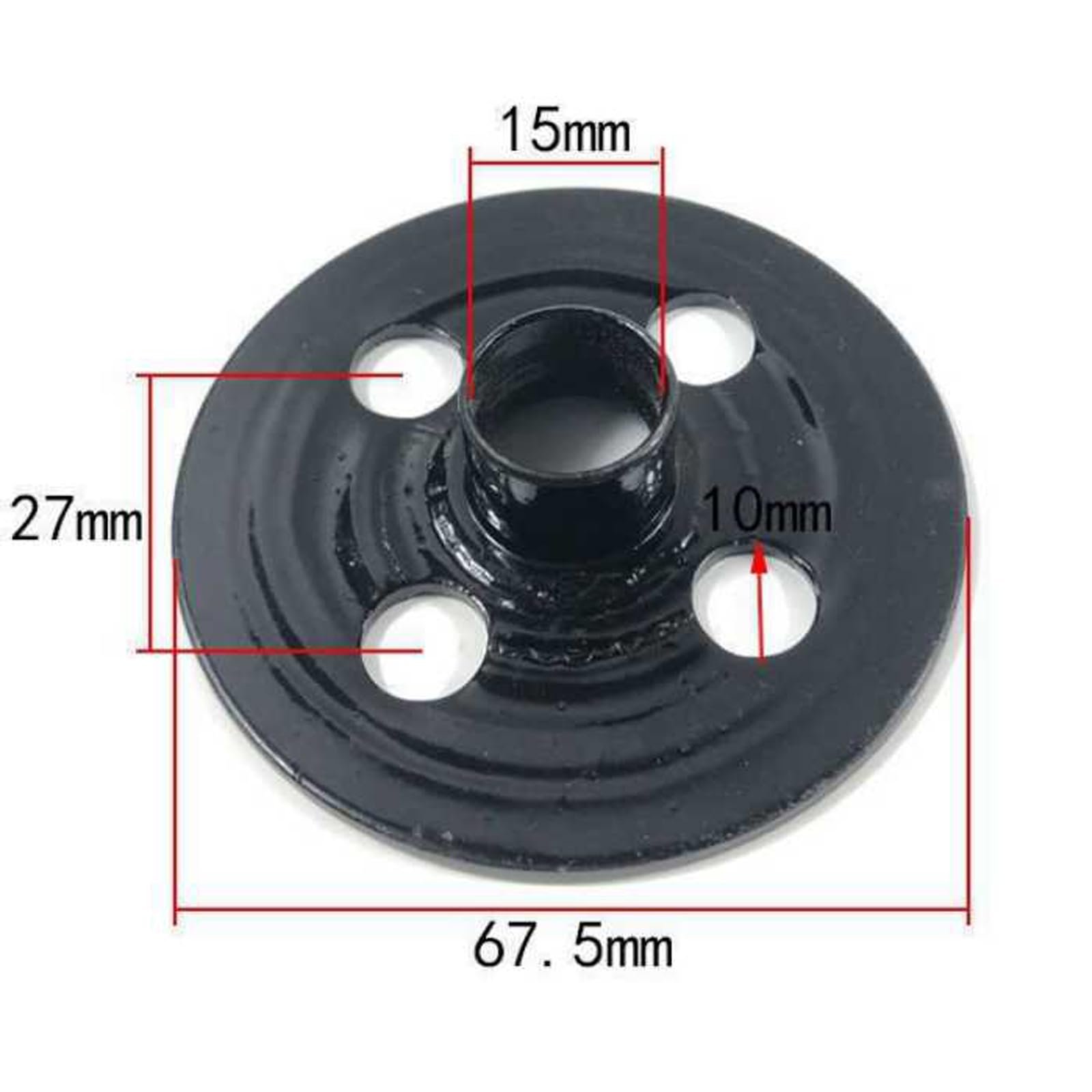 Black Template Guide Bush 344364-5 for Makita Routers 3612C 3612BR 3620 RP0900 RP1801 RP2301 DRT50,Router Template Guide Bush - Image 2
