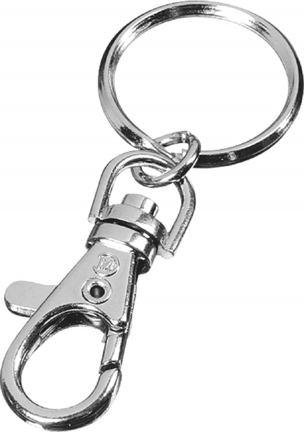 Knorr Prandell1-Piece Snap Hook Key Ring, Silver