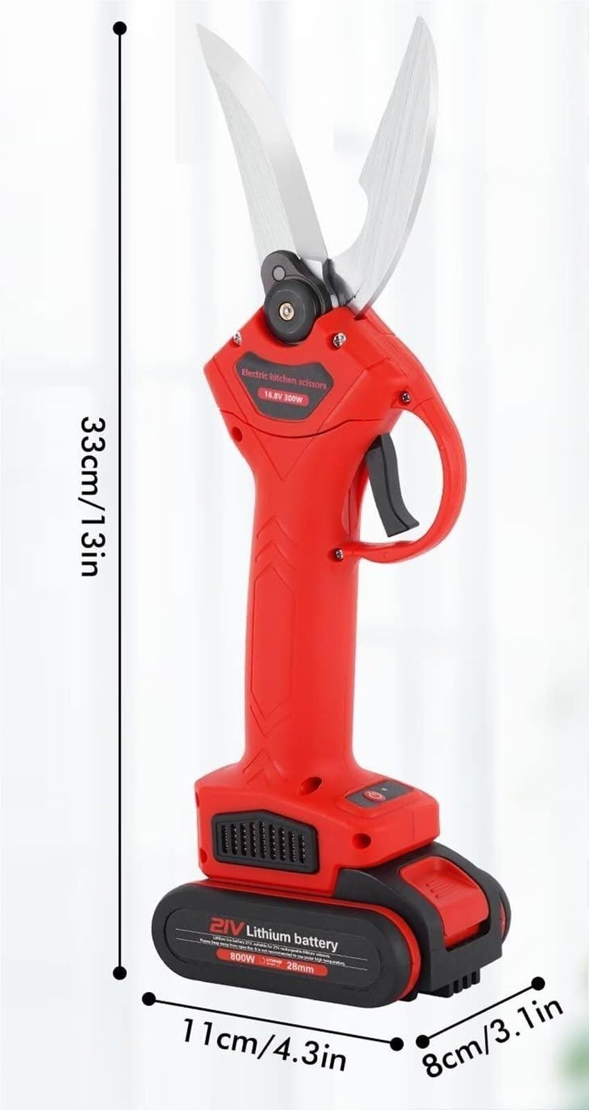 Tijeras eléctricas multiusos para alimentos Tijeras recargables para huesos Incluye 2 pilas Para huesos pequeños Tijeras para aves Para preparar verduras