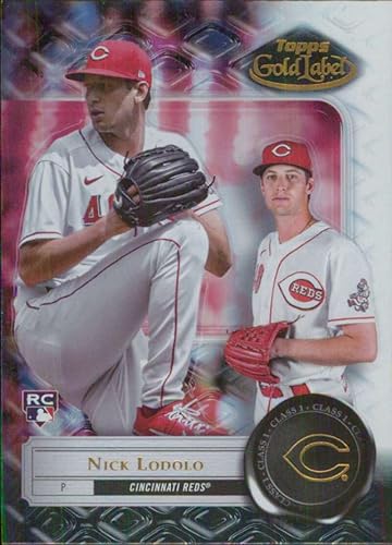 2022 Topps Gold Label Class 1#53 Nick Lodolo Cincinnati Reds Rookie Baseball Card - GotBaseballCards