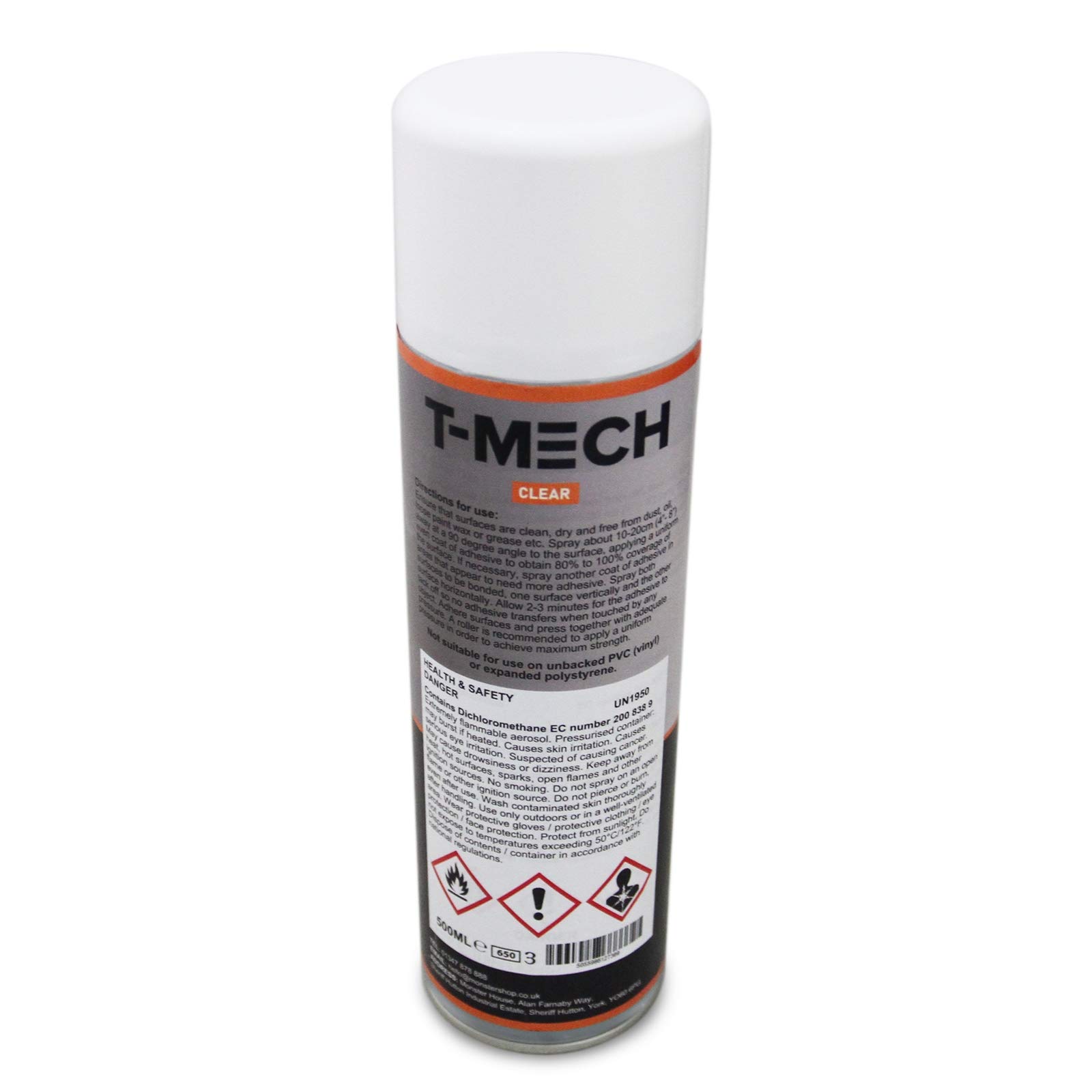 12 Canettes de Glue 500ml Bombe de Colle Spray Adhésif - Parfait pour Tapis, Textile, Cuir, Garniture, Intérieur pour Véhicule, Bricolage DIY - Résistance Température 120 Degrés - Buse Spray Ajustable