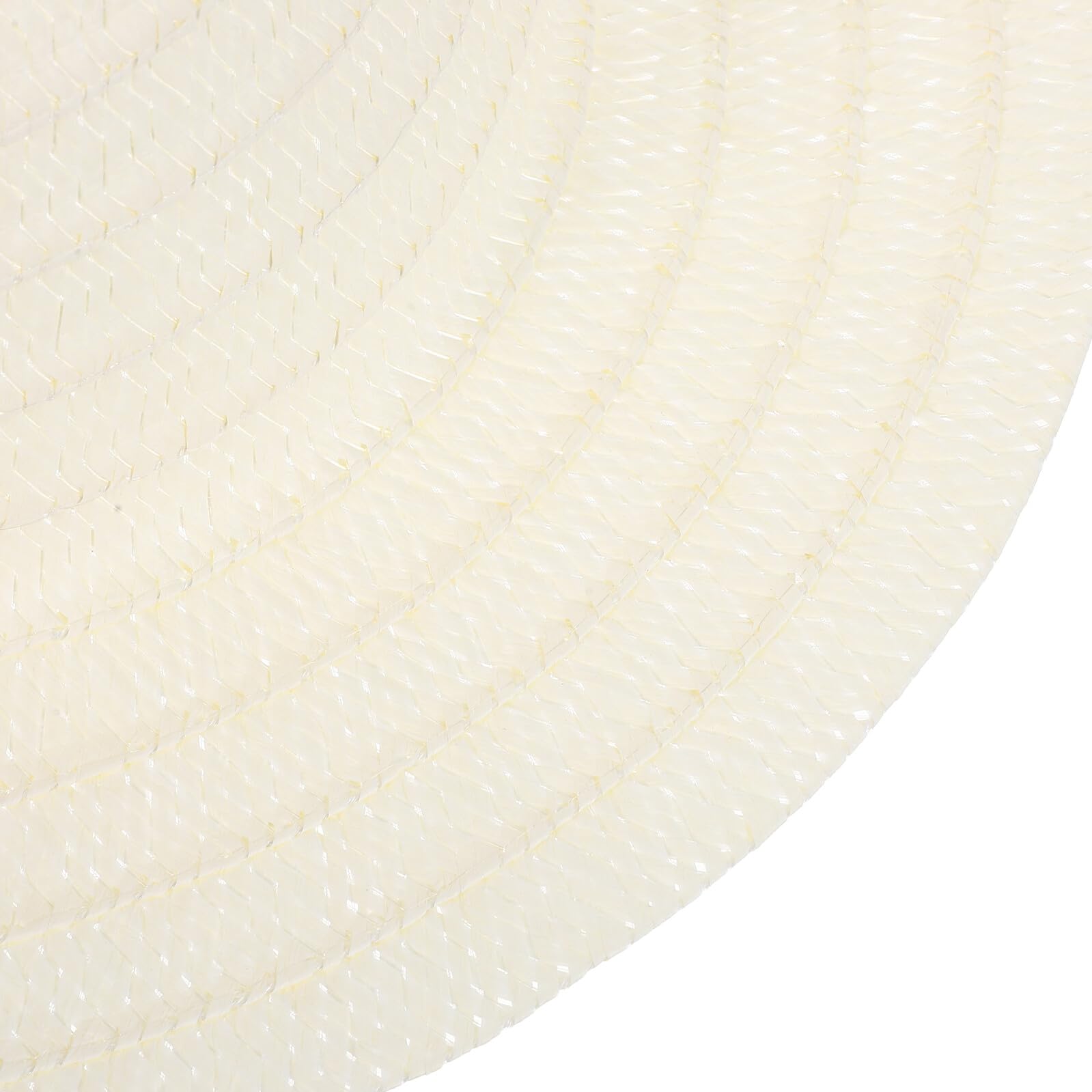 Chapeau de Paille Tressé à Larges Bords 12 Pièces, PP, Unisexe | Beige, Design Chinois Tressé, Lot pour Cosplay et Loisirs Créatifs, Format Adulte