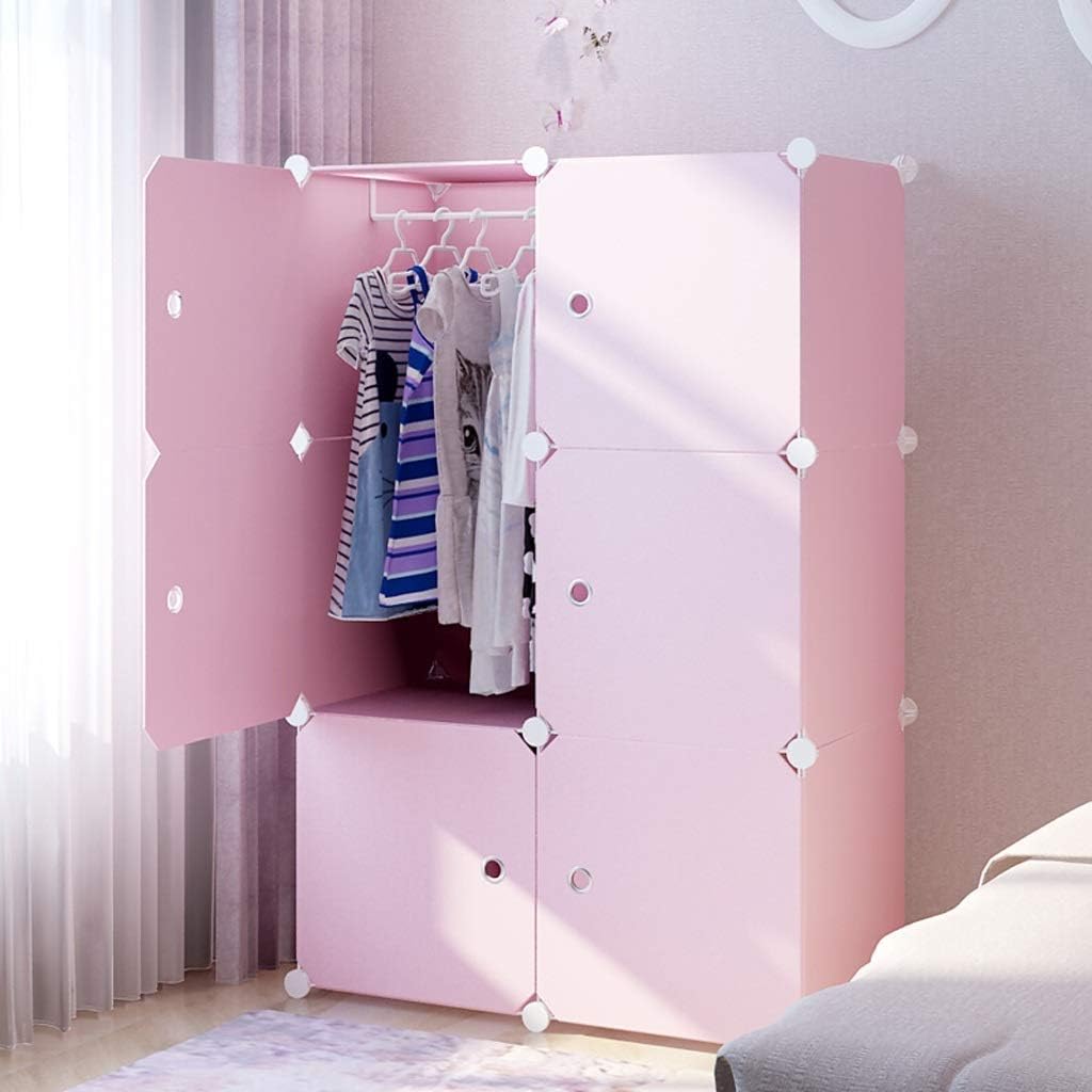 Armoire Wardrobe Closet Portable Closets for Bedroom Clothes Storage Hanging Organizer with Doors, Sturdy