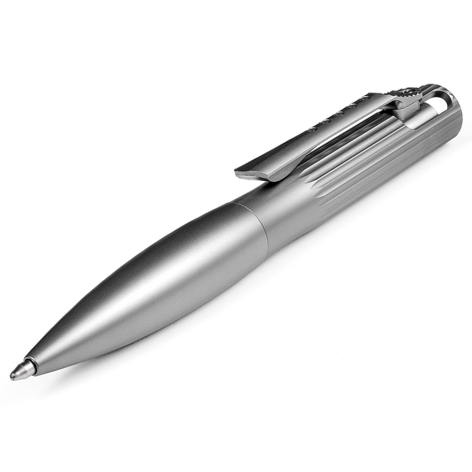 Titanium Bolt Action Pen, 4.4'' Mini Ballpoint Pen, Durable EDC Pen for Outdoor, Working, Writing, Special Gifts and etc