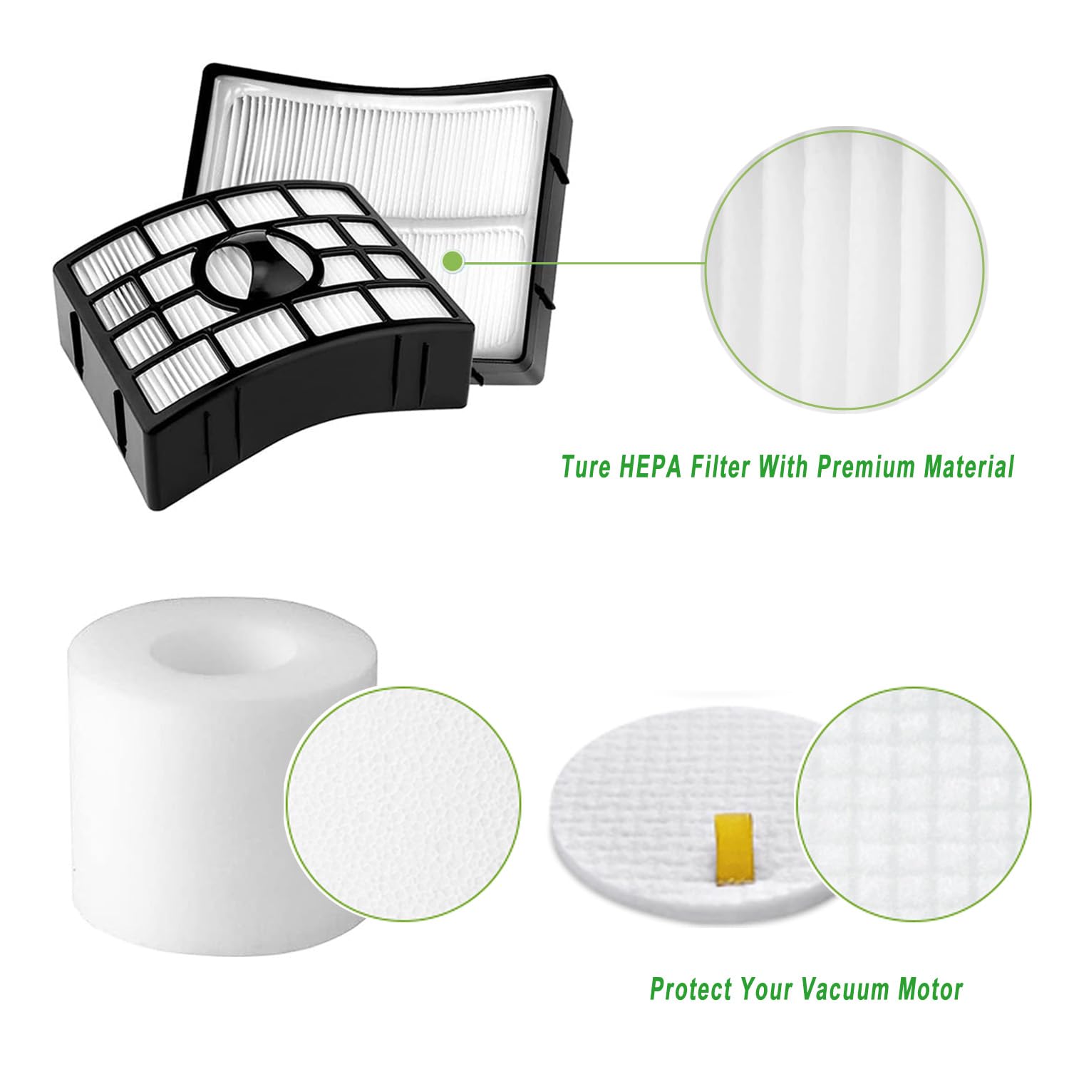 Carkio Filtro HEPA Di Ricambio Compatibile Con Rotatori Shark NV650 - Foto 8