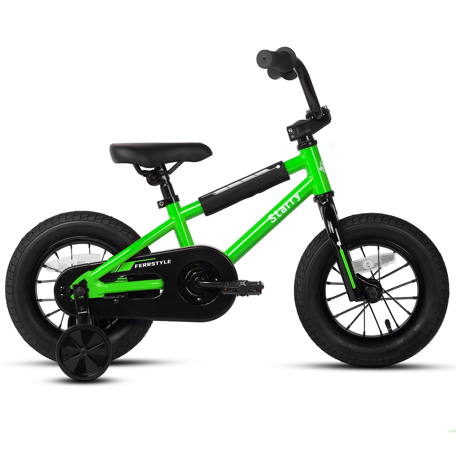 cubsala 12 Inch Kids Bike for 1 2 3 4 Years Old Boys Girls Beiginner Riders Toddlers BMX Style Bicycle with Training Wheels Coaster Brake, Green