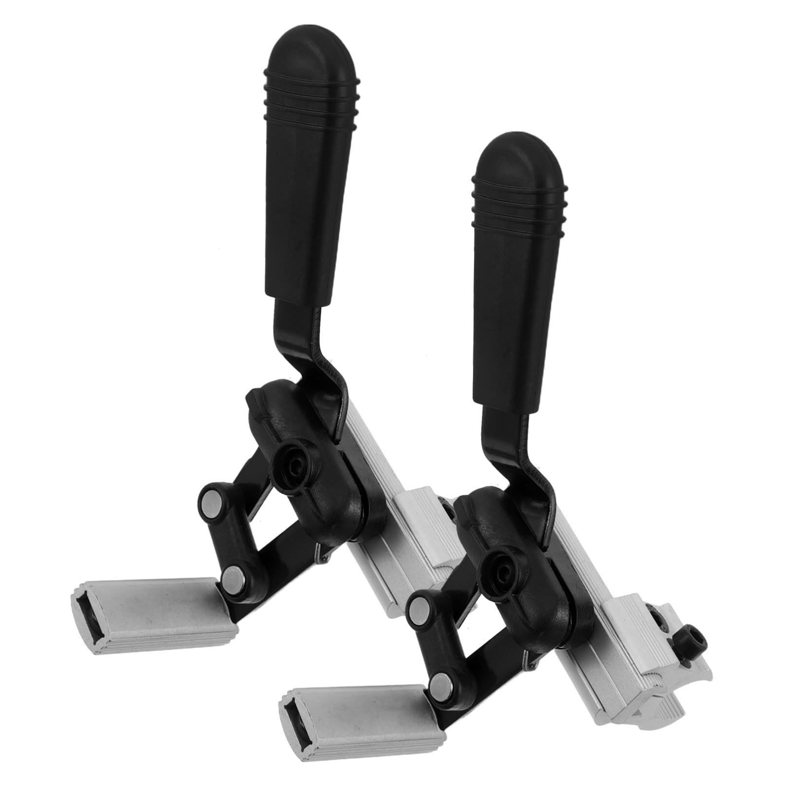 2 palancas de freno de repuesto para silla de ruedas de aleación de aluminio, aptas para tubos de 22 mm, compatibilidad universal y elevada para sillas de transporte