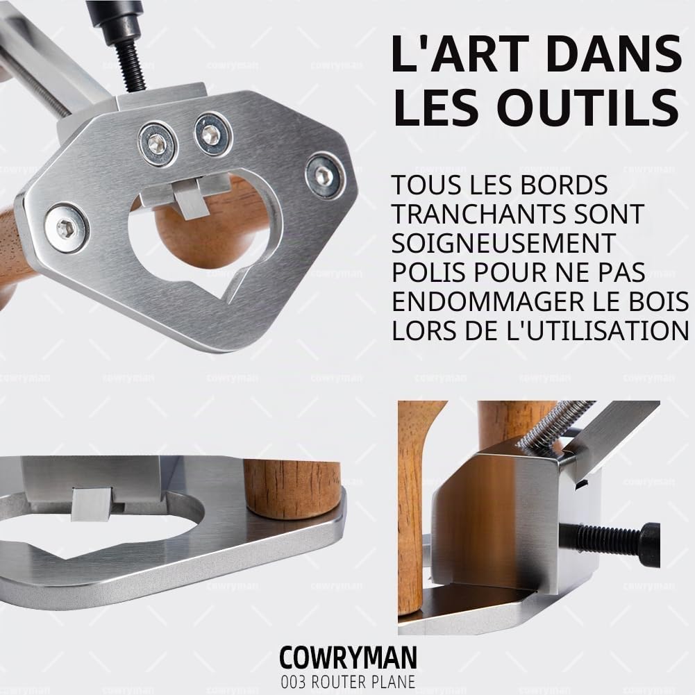 Guimbarde à fond - outil de travail du bois.