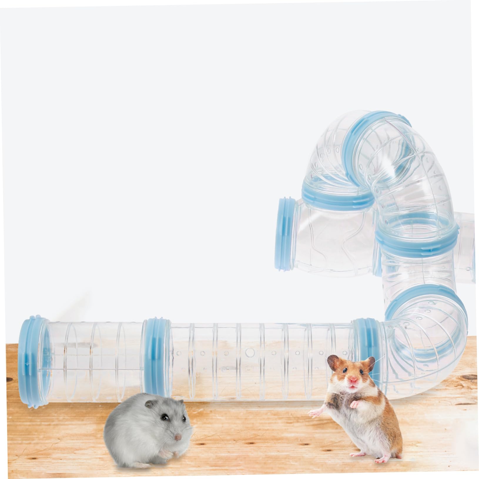 Hamsterröhren 2 mit Steckverbindung aus Pp für Käfige