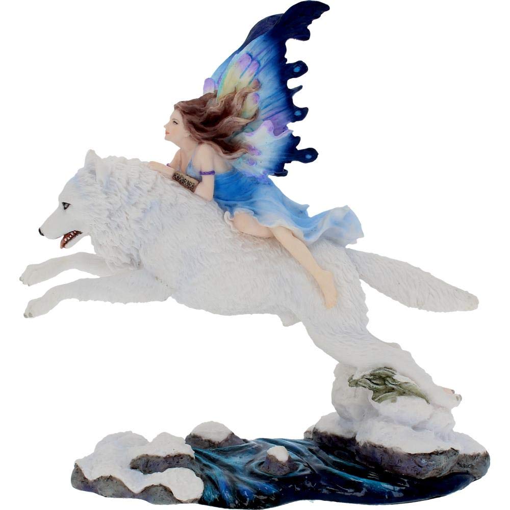 Nemesis Now Free Spirit - Statuetta 31 cm, colore: bianco, misura 27 cm