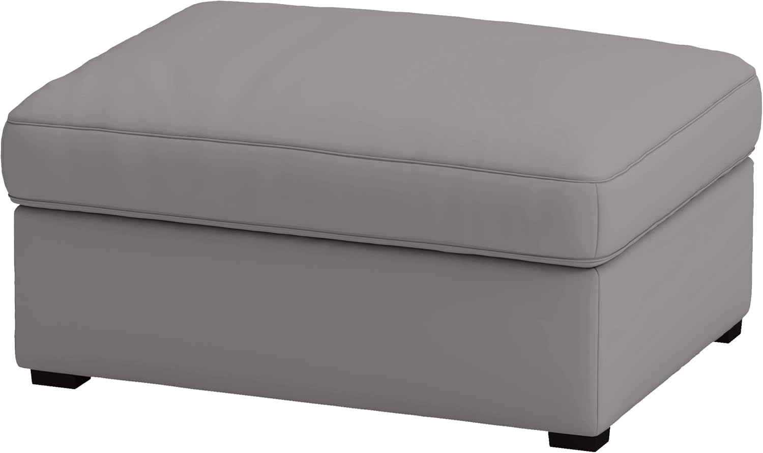 Custom-made Light Gray Cotton Kivik Footstool Cover Ethiopia Ubuy