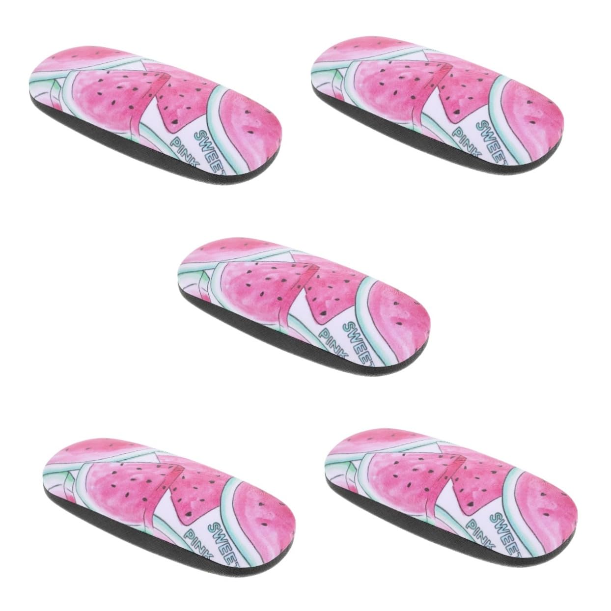 VANZACK Custodia Occhiali Leggera con Design Fetta Anguria Scatola Portatilper Sole e Occhiali Perfetta per Facile per Viaggi