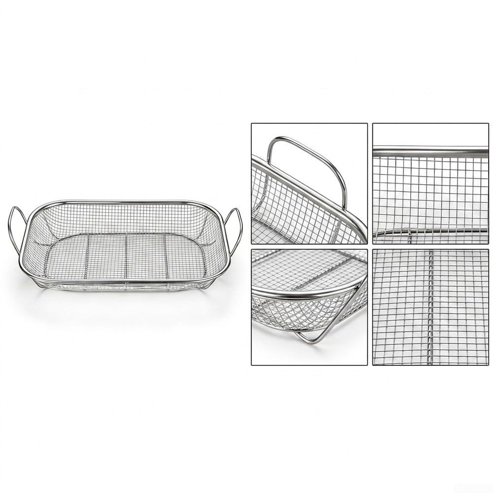 Bandeja Asadora para acero 42x27cm Reutilizable Exterior Bandeja(2PC)