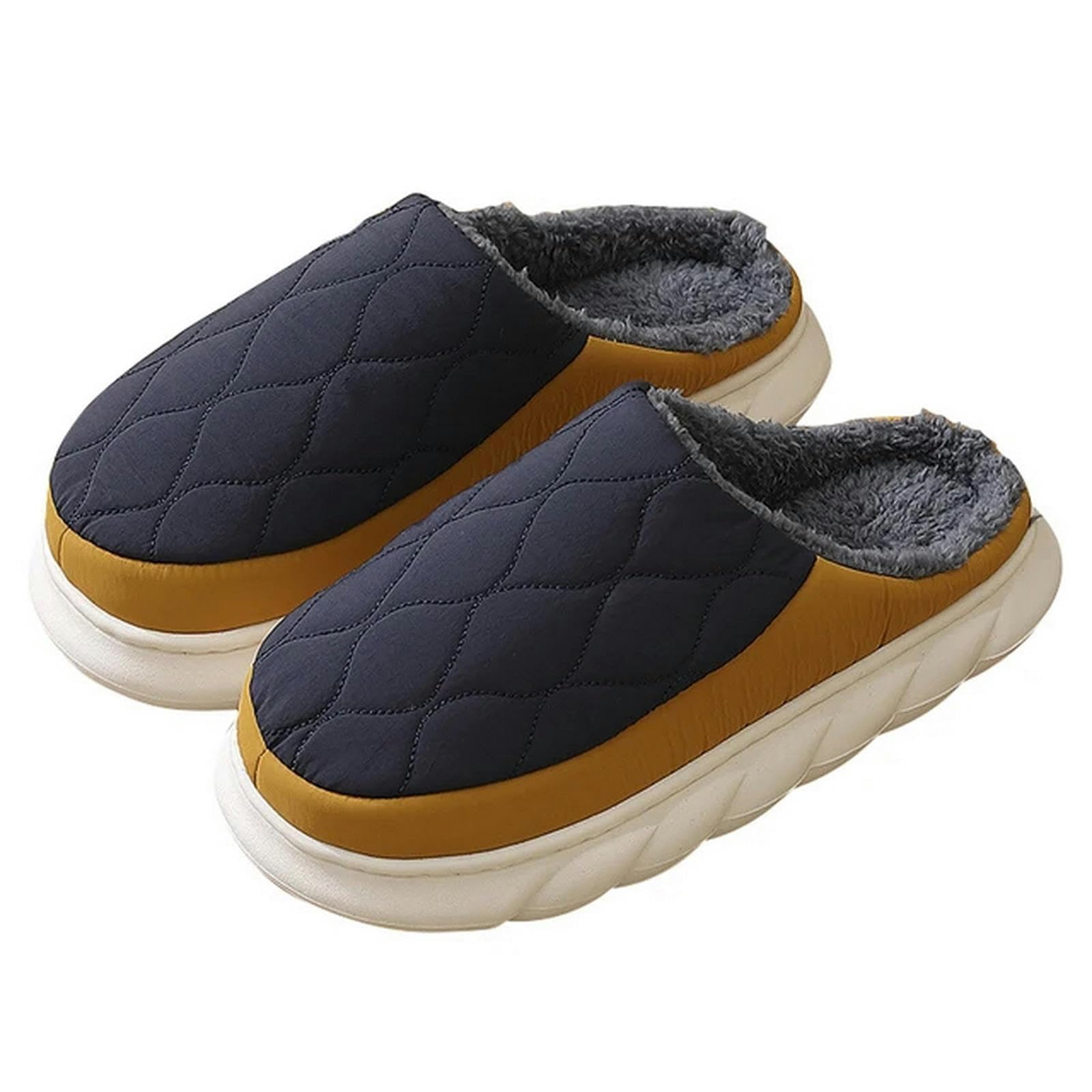 Pantofle zimowe zimowe zimowe spodnie z podeszwą Pinte Pantoffes Schlafzimmer Pantoffes Schlafzimmer Pantoffeln