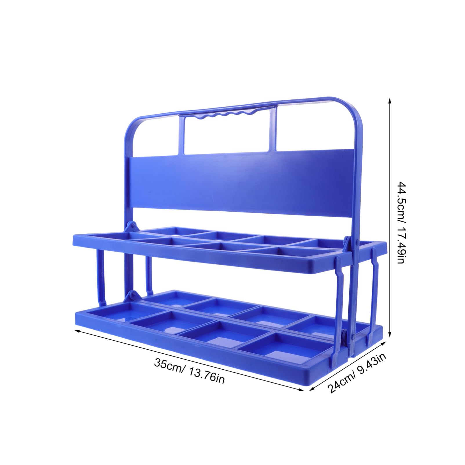 Portaborraccia Pieghevole con Maniglia 8 Posti in Plastica Resistente Porta Bevande Sportivo per Calcio e Outdoor Trasporto Comodo per Squadre e attività all’Aperto