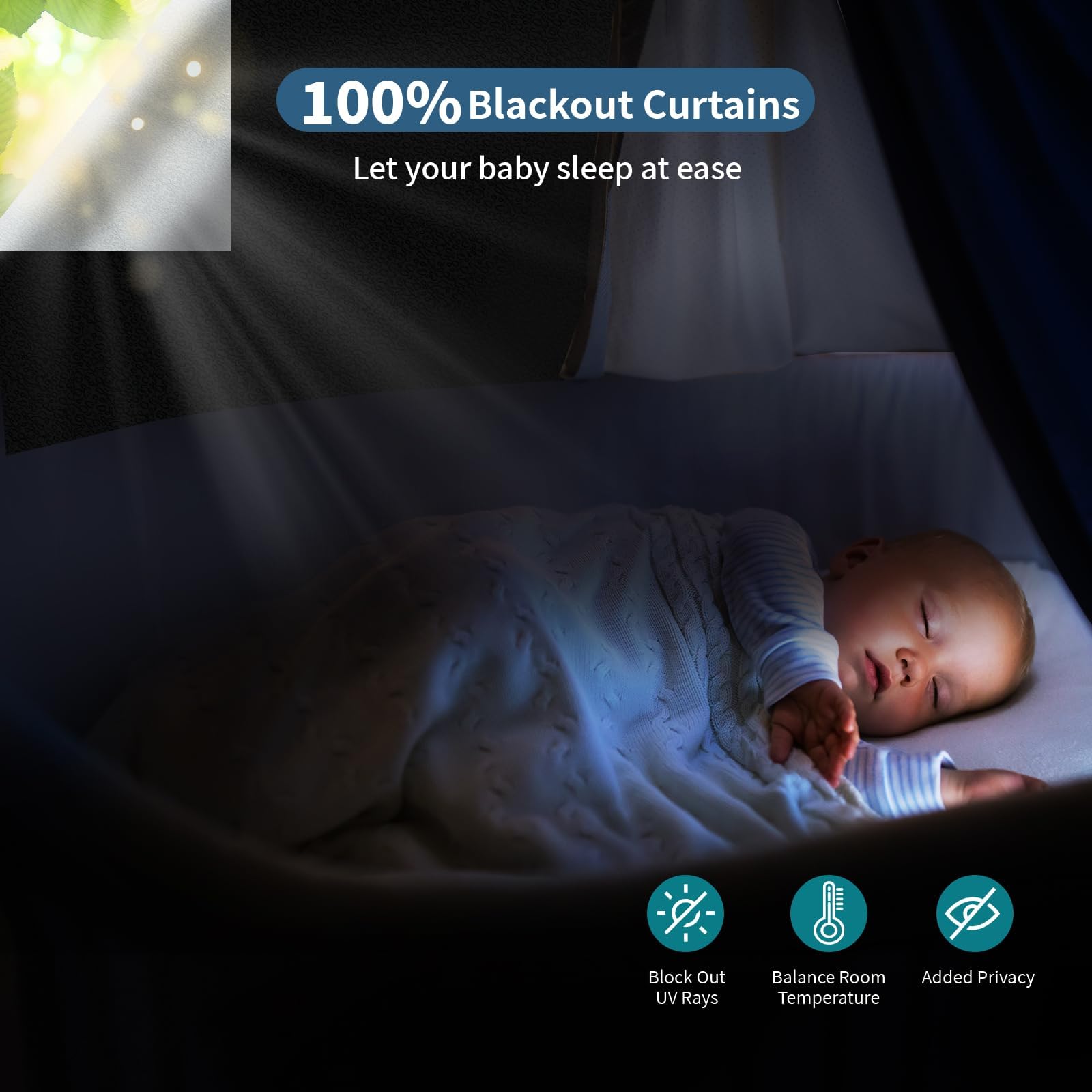 Blackout Blinds No Drilling 300 x 150 cm Posiada 12 przyssawek i 20 samoprzylepnych elementów mocujących, 100% przenośna roleta zaciemniająca do sypialni, pokoju dziecięcego, strychu, biura,