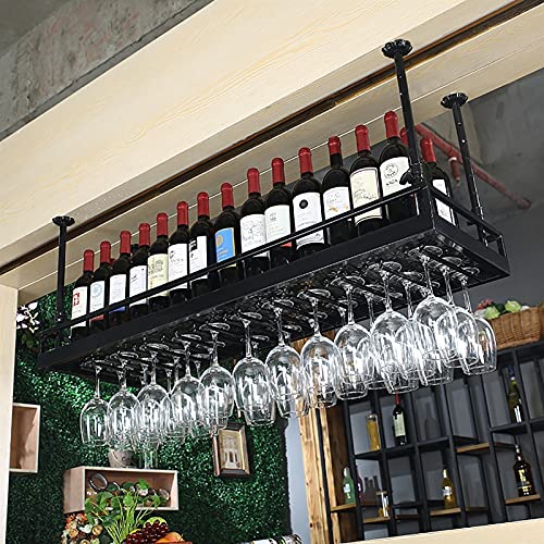 Porte-bouteille de vin suspendu en fer pour libérer votre espace - 2
