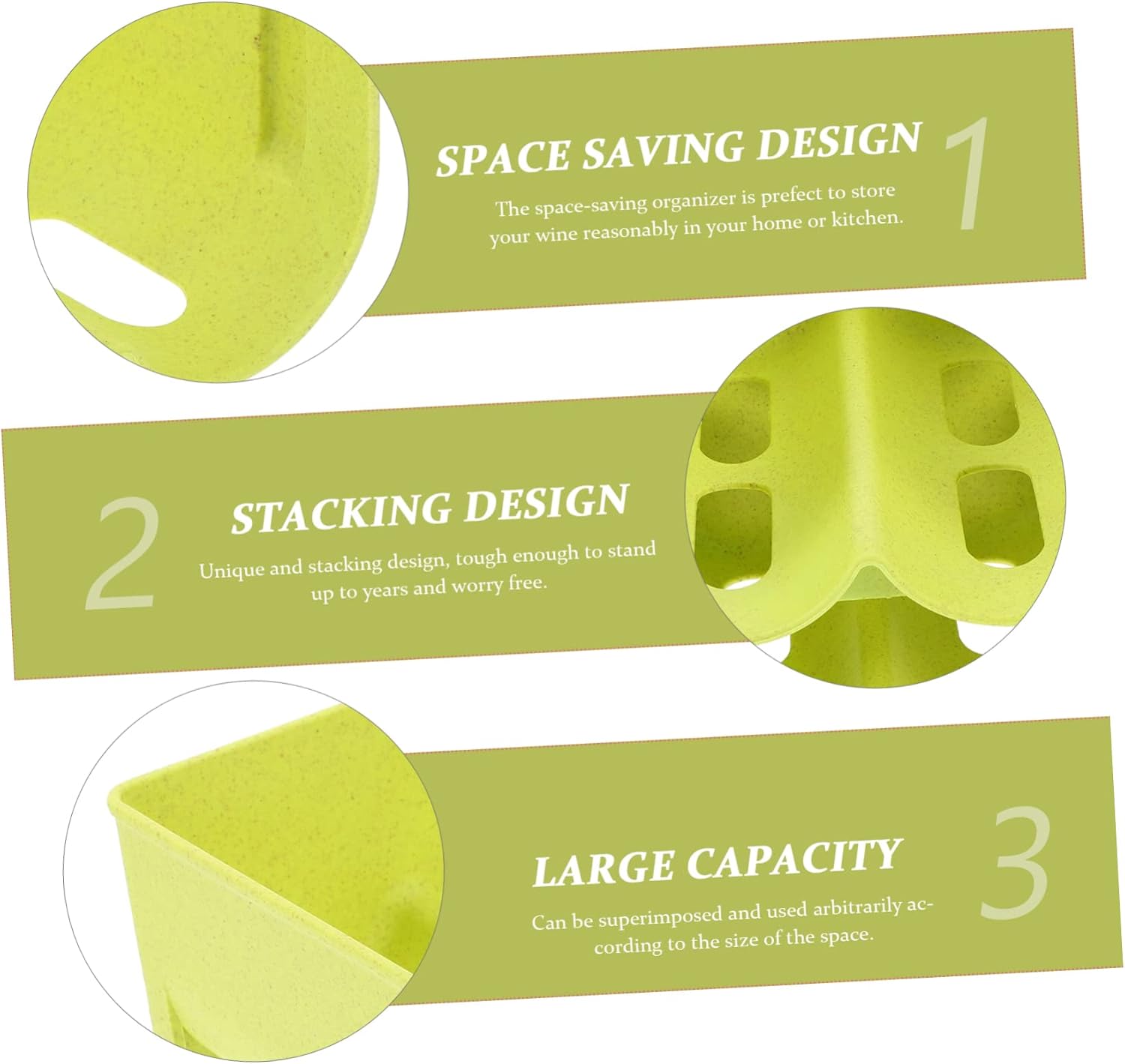 4pcs Stackable Beverage Organizer for Pantry Rolling Can Rack Dispenser for Soda Wine and Beer Space-saving Storage for Kitchen and Refrigerator