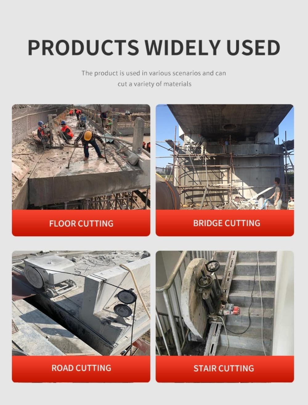 Heavy Duty Hydraulic Wire Saw for Concrete and Stone – Professional Tool for Demolition, Mining and Construction