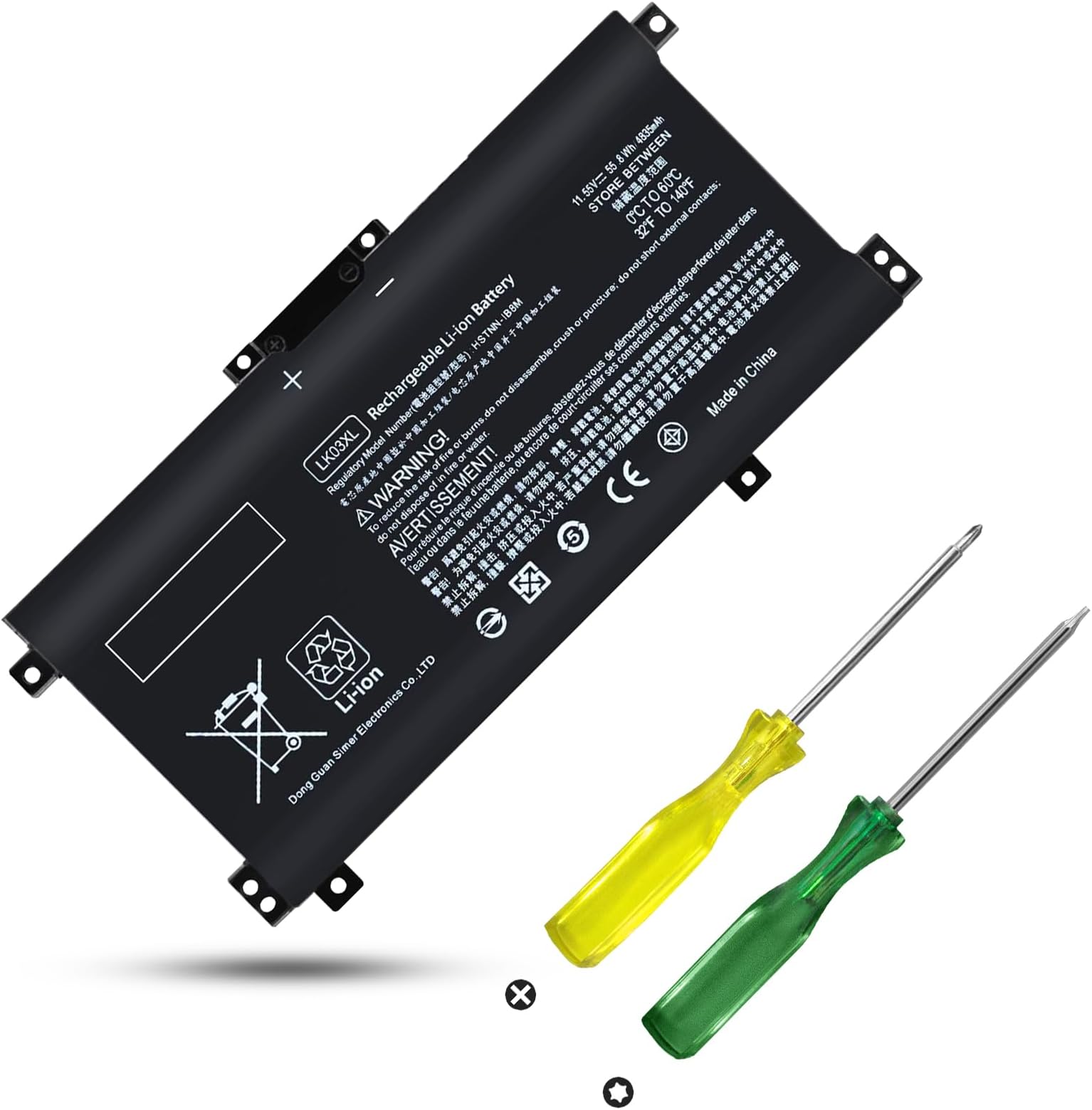 Batterie HP Envy X360 13-AG - HSTNN-IB8K L08496-855 4ICP5/66/67 - Occasion