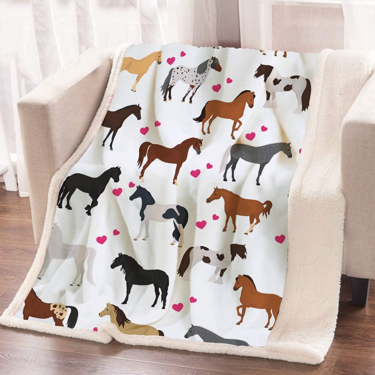 Buy Arightex Cute Horse Blanket Throw For Kids Girls Ponies Heart Fleece Blanket Winter All Season Plush Blanket Couch Sofa Throws Cartoon Farm Animals Sherpa Blanket Horse Gifts For Teenage 50x60 Online Buy Arightex Cute Horse Blanket Throw For Kids Girls Ponies Heart Fleece Blanket Winter All Season Plush Blanket Couch Sofa Throws Cartoon Farm Animals Sherpa Blanket Horse Gifts For Teenage 50x60 Online