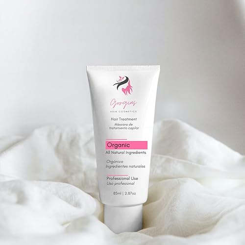 Miniatura 3 de Gorgias Crema para el cabello alisadora progresiva orgánica de queratina para cabello brasileño liso, fino, fino, ondulado y encrespado | 85ML