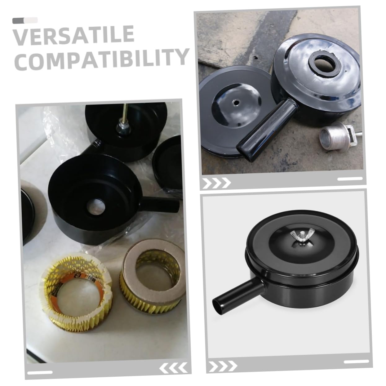 ULTECHNOVO 20piezas Silenciador De Compresor De Aire Para Piston y Tornillo Accesorios De Reducción De Ruido Filtro De Aire Para Instalación Fácil