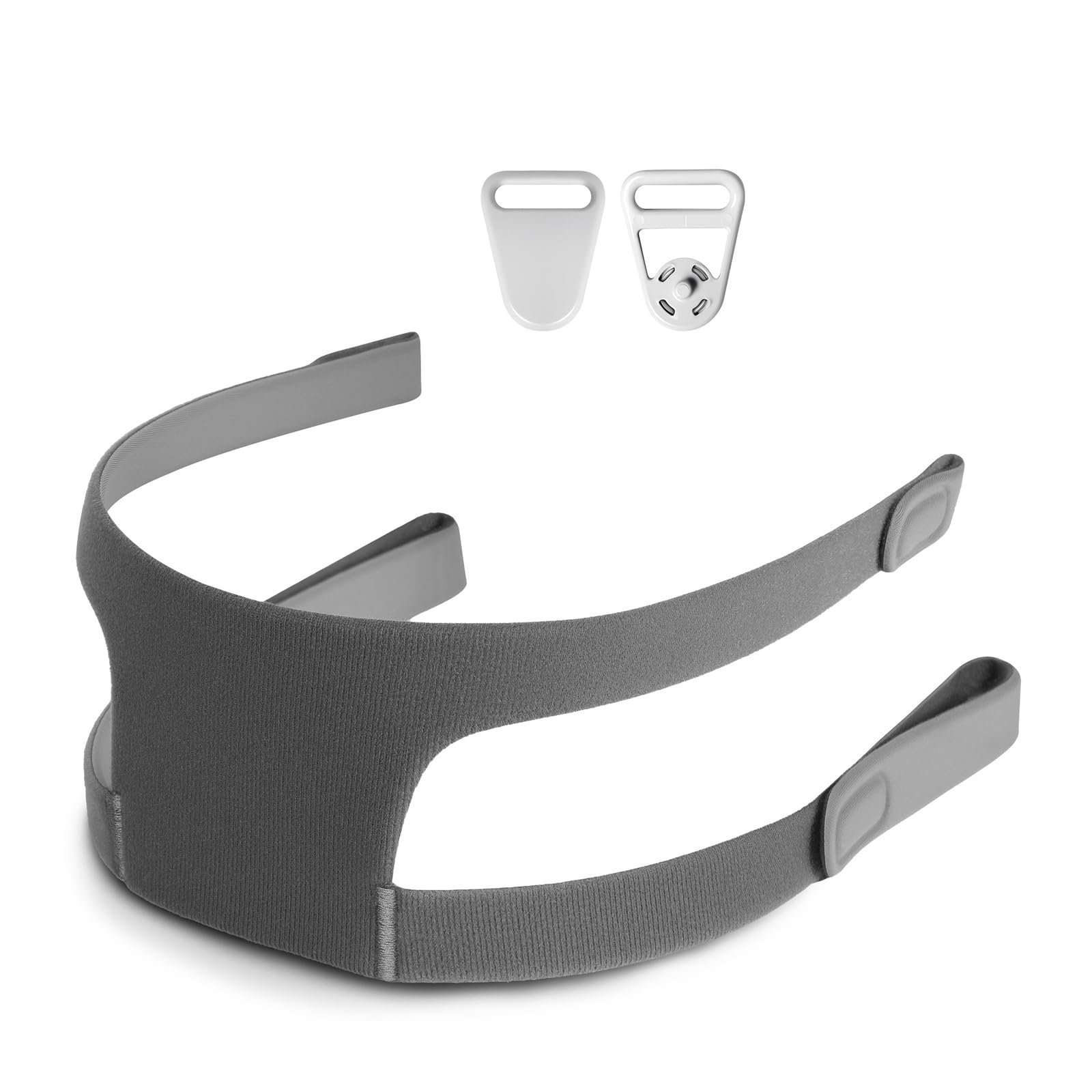 Maschera a pieno facciale ricambio Copricapo per maschera nasale con cuscino adatto per ventilatore, cinghia regolabile, design a clip per la manutenzione quotidiana, assistenza domiciliare con