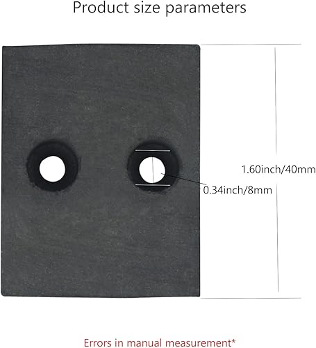 Miniatura 2 de Paquete de 2 pastillas de freno de cubierta 761-05007 para MTD C-ub C-adet XT1-LT42, XT1-LT42 C, XT1-LT46, XT2-LX42, XT2-LX42 FAB CC C 600