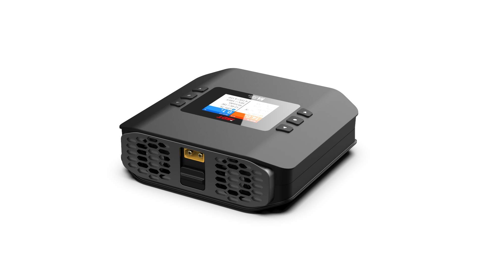 ISDT K4 Cargador LiPo Descargador Dual AC 400W DC 600Wx2 35A 1-8S Pantalla Digital LCD Duo Balance Cargadores de batería para Life Lilon LiPo LiHv PB NiMH con Adaptador de CA Control de la App