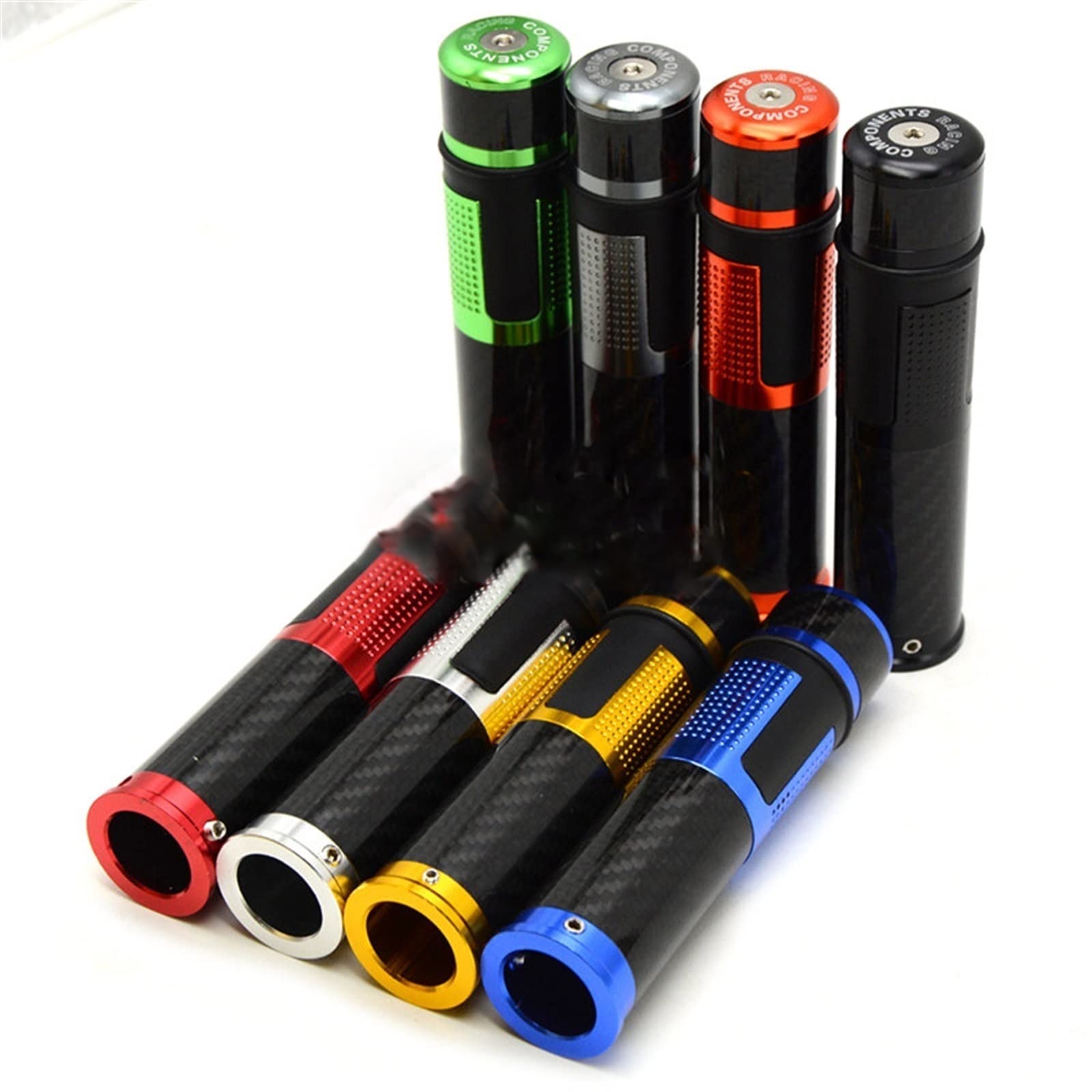 Motocross Pit Bike Café Racer Sportster Moto Poignées Moto Poignées pour H&Onda CBR600 CBR 600 F2 F3 F4 F4i CBR1000RR/SP Accessoires (Color : Le Noir)