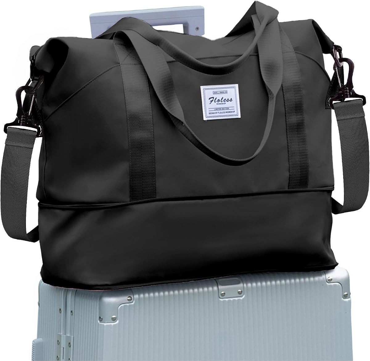 Bolso de viaje, bolso deportivo para gimnasio, bolso de hombro para el fin de semana, bolso de noche para mujer