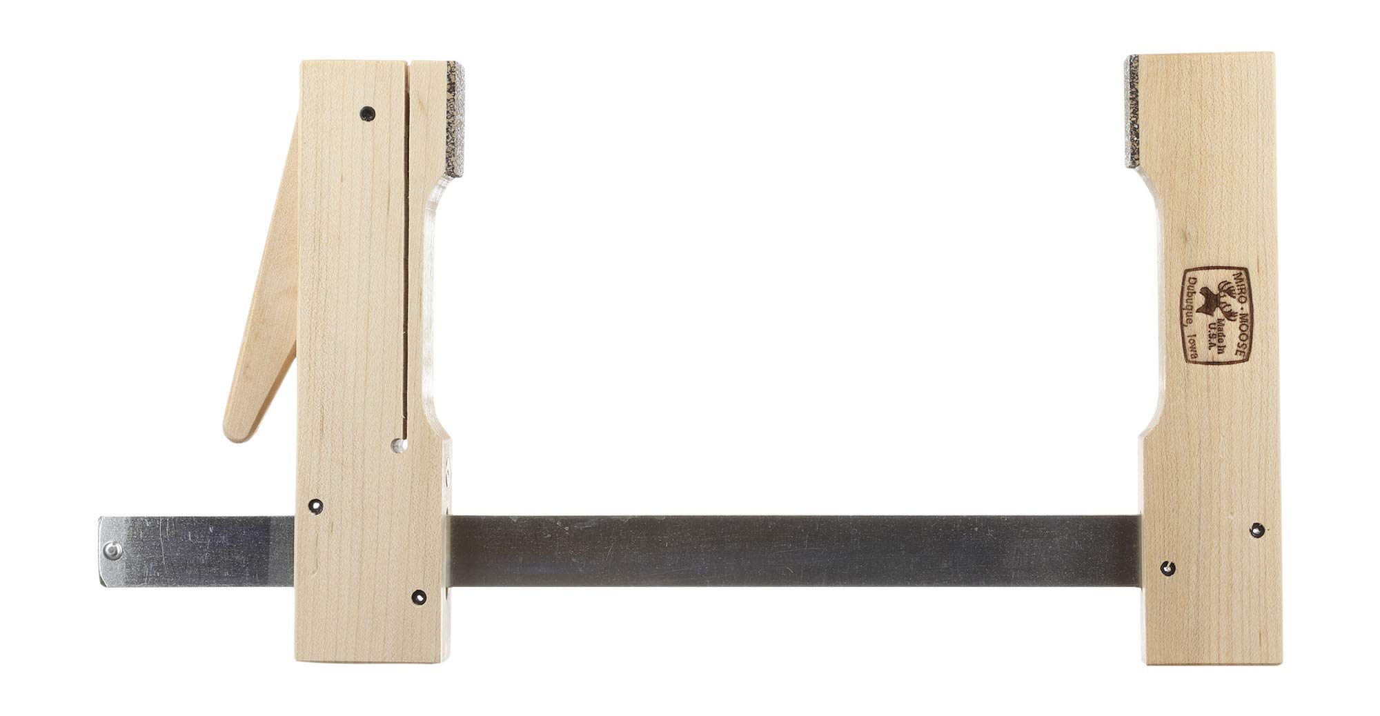 Dubuque Clamp Works USA Made Maple 4.5 " Deep by 8" open Luthier cam Clamp
