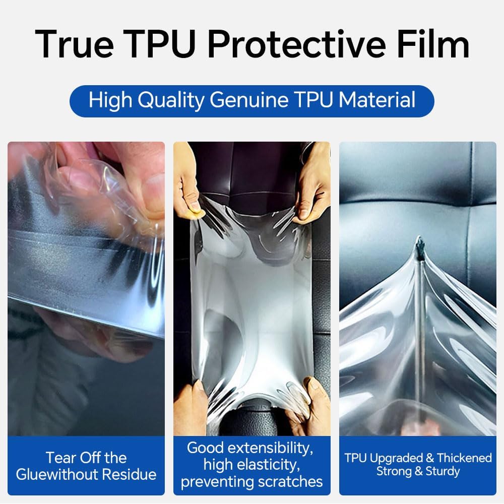 Precut Matte 8.5 Mil TPU PPF Paint Protective Film Kit for Tesla Model Y Juniper 2025-2026 Full Car,Non-Yellowing Anti Scratch UV Waterproof Matte TPU Wrap for Tesla Car Protective Bra