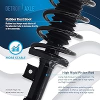 Vista 1821 de Detroit Axle - Kit de suspensión delantera de 10 piezas para Chevy Aveo Aveo5 Pontiac G3 Wave 2 Ready Struts Assembly 2 Enlaces de barra