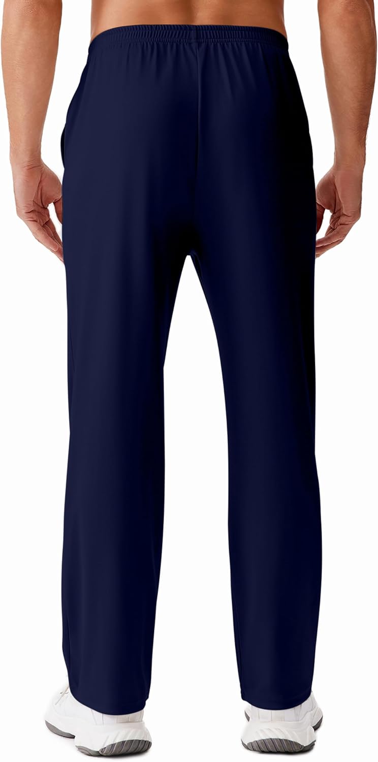 Deyeek Tear Away Pants for Men Open Bottom Side Snap On Sweatpants Baggy Post Knee Hip Leg Surgery Recovery Pant with Pockets - Image 7