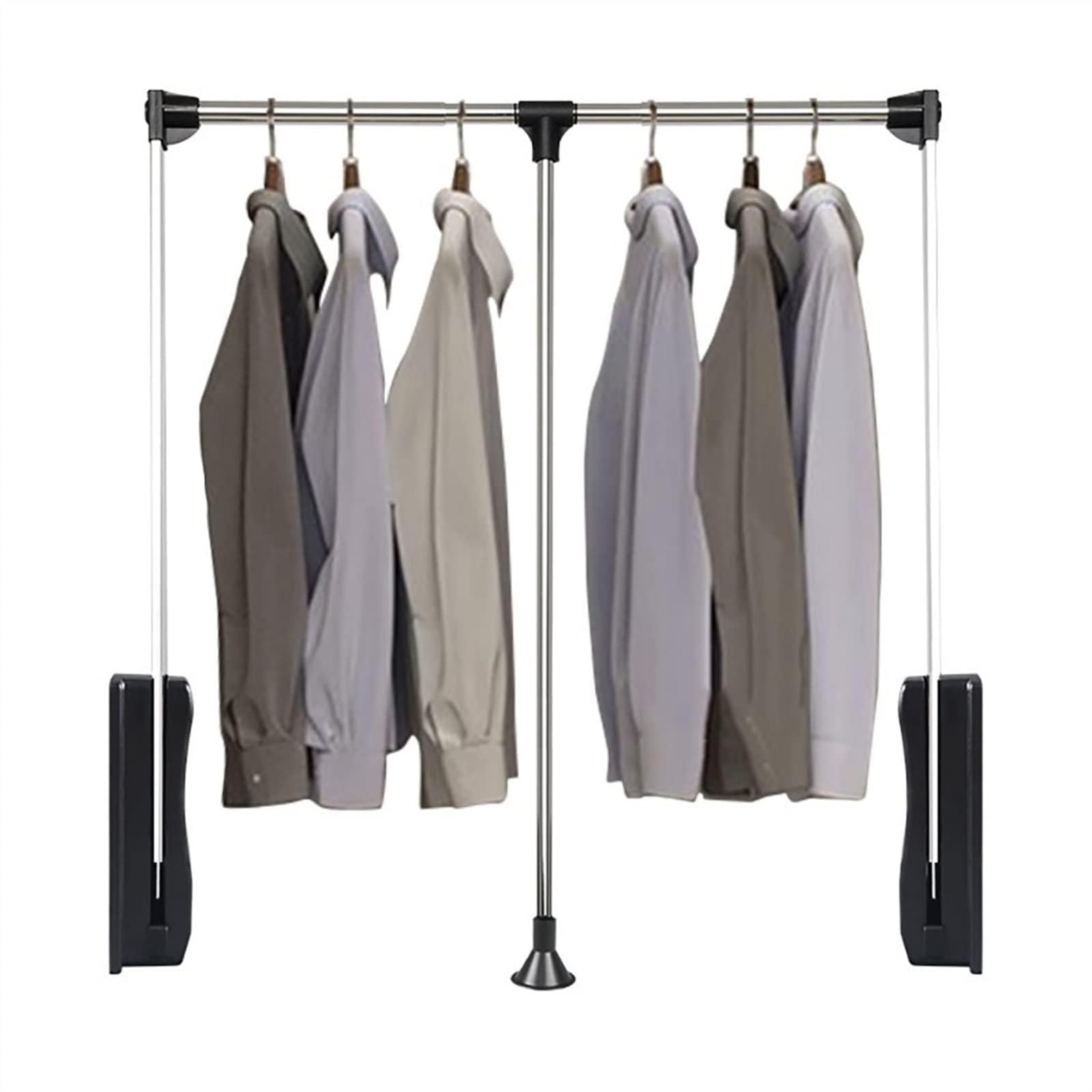Tringle de penderie extensible 40-140 cm pour dressing