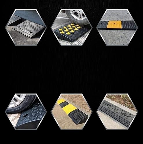 Miniatura 6 de Loading Ramps, Threshold Ramps for Wheelchairs Safety Ramp Ramps Wheelchair Rubber Service Ramps Family Enterprise Threshold Ramps Outdoor Easy to
