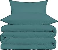 Vista 2 de Superior Juego de funda de edredón de algodón egipcio de 1000 hilos, incluye 1 funda de edredón con cierre de botón, 2 fundas de almohada