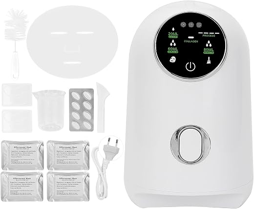 Facial Mask Machine, Safe Economical Convenient DIY Electric Maker for Vegetable Facial Mask(European regulations, Transl)