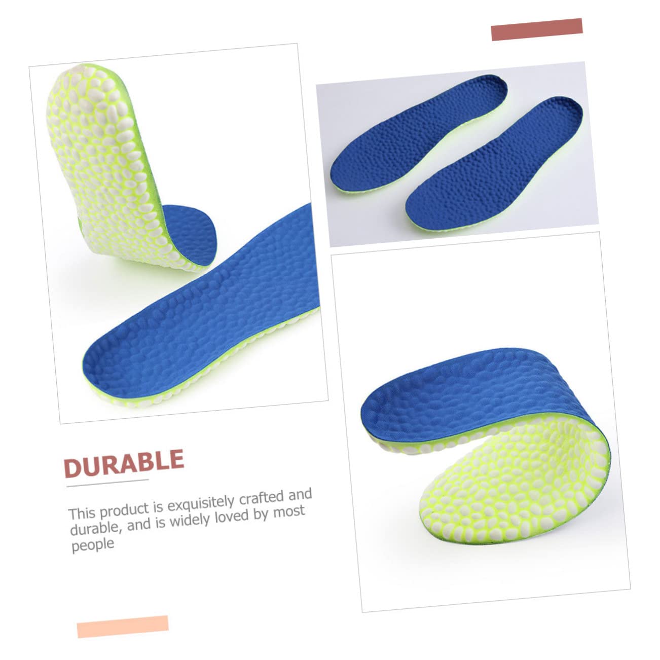 Healeved 5paare Atmungsaktive Sporteinlegesohlen Mit Massageeffekt Tpu Foaming Einlegesohlen Für Schweißabsorption Und Dämpfung Passend Für Sneakers