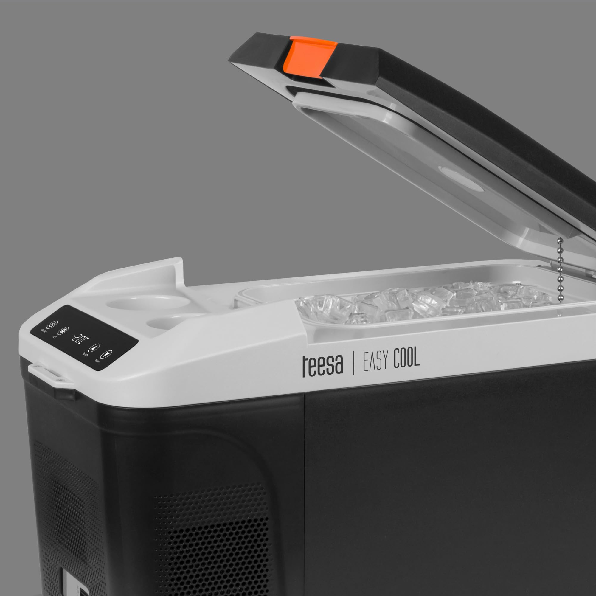 Teesa Compressore professionale da parete con funzione di congelamento ~ 22 °C, capacità 13 l, DC12/24 V AC 230 V, pannello di controllo touch a LED, TSA5008