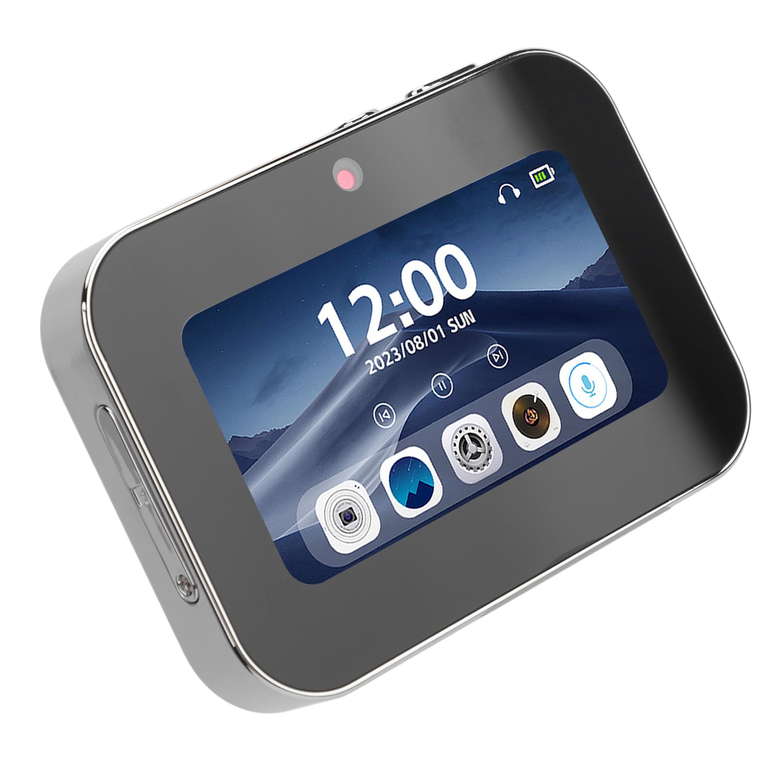 Aparat Cyfrowy, 64 MP 4K z 3 Obiektywami i Zoomem Dotykowym 16X, 3-calowy Ekran Dotykowy OLED, Noktowizor, Błyskowa z Głośnikiem z Budzikiem, do Fotografowania Wieloma